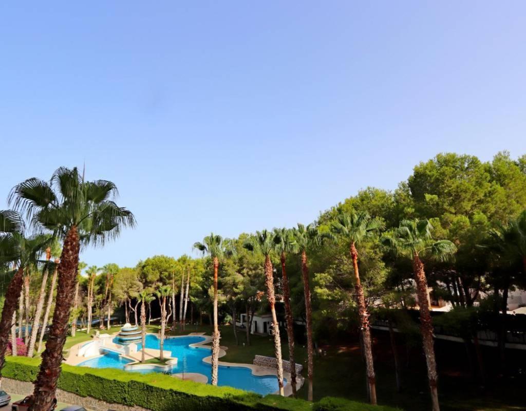 Apartment In Campoamor Overlooking The Swimming Pool Екстериор снимка